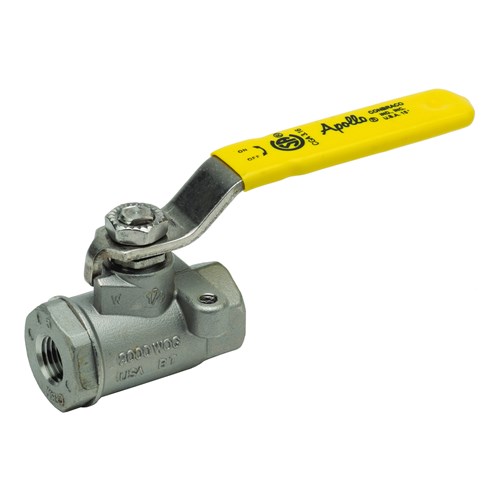2in NPT, SS Ball Valve w/ Oval Handle