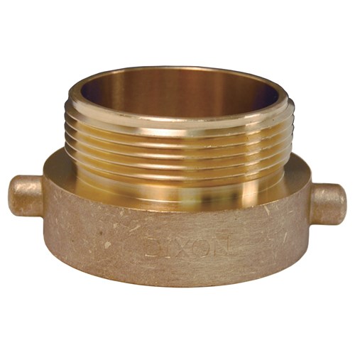 2.5in brass hydrant adapter w/pin lugs