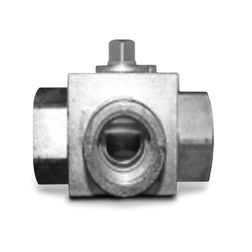 1in 3-way Ball Valve
