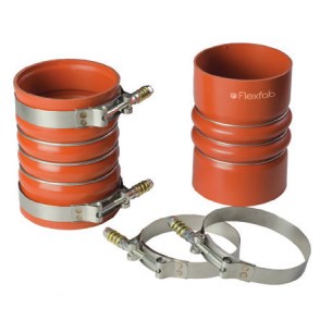 4.0 ID x 6IN CAC Hose/Clamp Kit Red