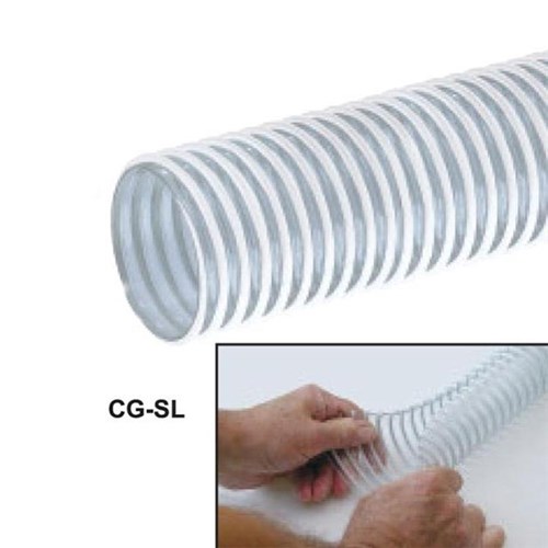 2-1/2in x 100 SD Hose Clear PVC 45 PSI