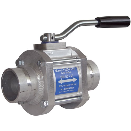One-Way Full Flow Ball Valve Grooved