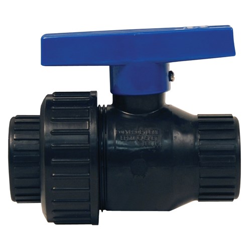 1in polyprop sngl union Ball Valve