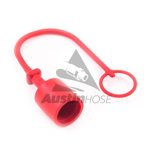 1IN Dust Cap for Poppet Style-Red
