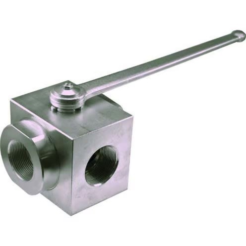 1-1/4in 3 Way Ball Valve 5075 psi