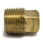 MP Square Head Plug Brass