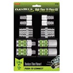 14pc High Flow Cplr and Plug Kit