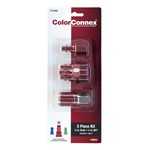 5pc 1/4in Type D Cplr & Plug Kit Red