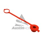 1/4IN ISO-A Dust Plug-Red