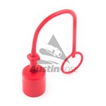 1/2IN Dust Cap for Poppet Style-Red