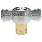 1IN Wing Style Coupler Brass